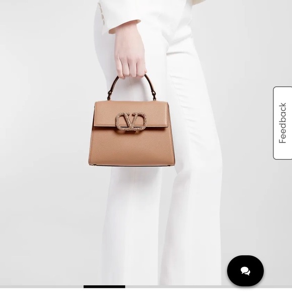 Elegant Black Satchel with Silver Logo - Picture 14 of 14